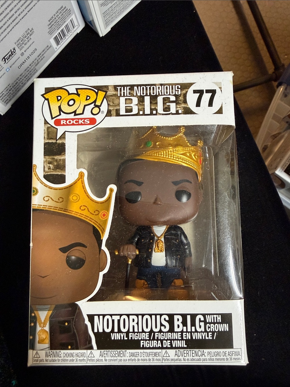 Funko The Notorious B.I.G. Vinyl Figure in Gold and Black